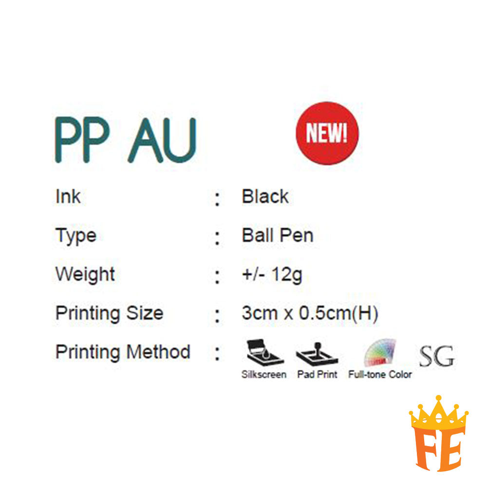 Plastic Pen AU Series PPAUXX