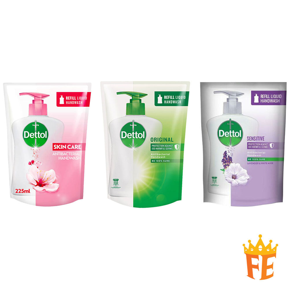 Dettol Liquid Hand Wash 225gram (Refill Pack) All Flavour