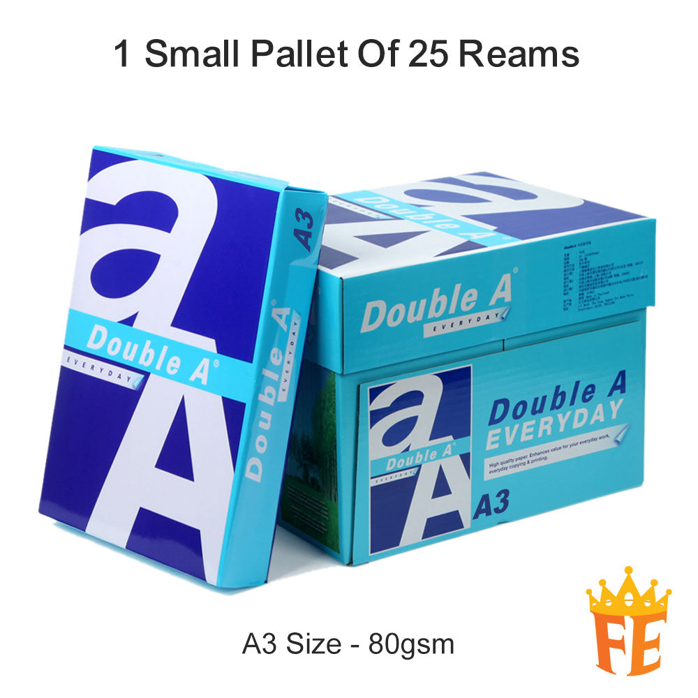 Double A Copier Paper A4/A3 70gsm 80gsm 500 Sheets