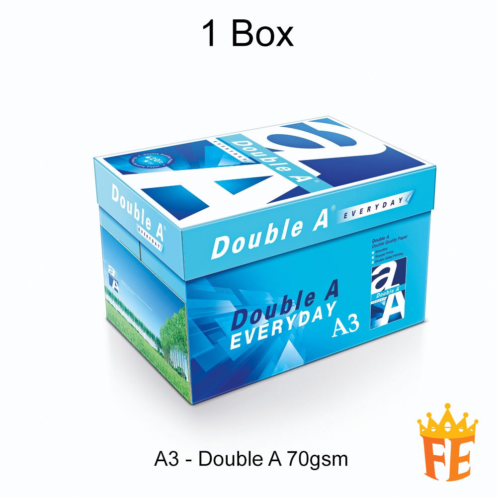 Double A Copier Paper A4/A3 70gsm 80gsm 500 Sheets