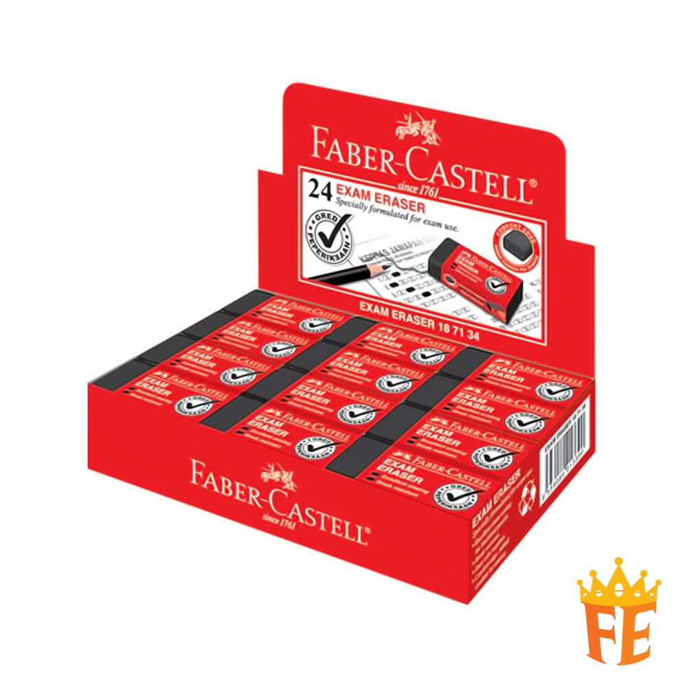 Faber Castell Dust Free Eraser - Exam Grade - Black 187134