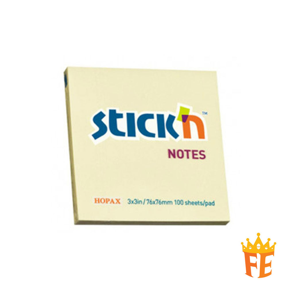 Hopax Pastel / Neon Sticky Notes 1.5" X 2" / 2" X 3" / 3" X 3" / 3" X 4" / 3" X 5"