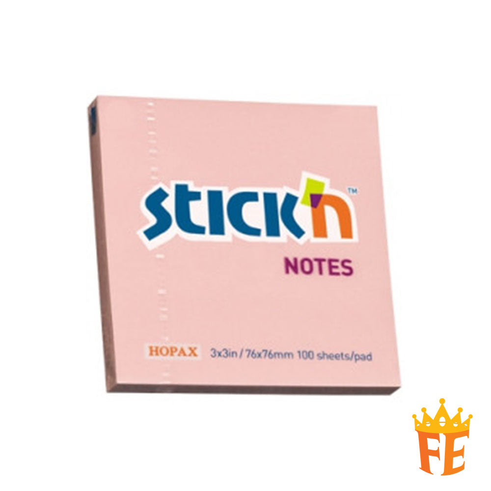 Hopax Pastel / Neon Sticky Notes 1.5" X 2" / 2" X 3" / 3" X 3" / 3" X 4" / 3" X 5"