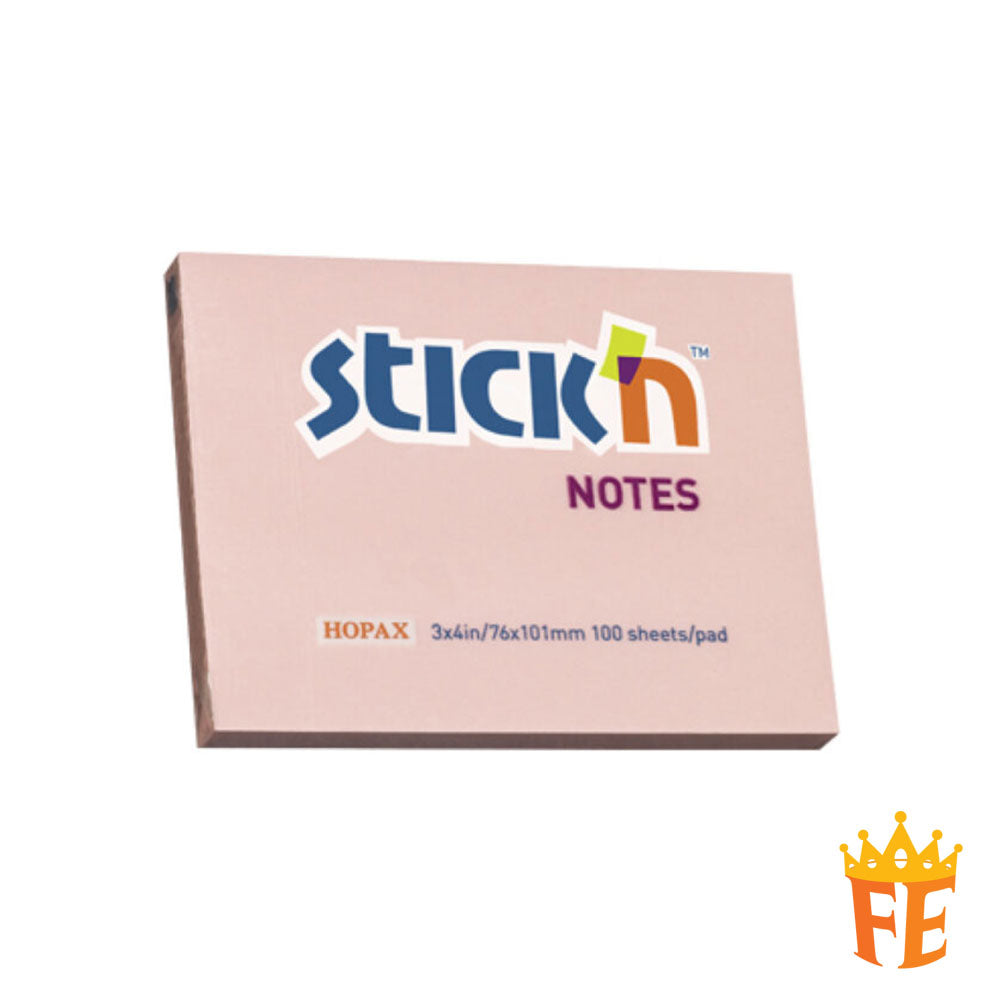 Hopax Pastel / Neon Sticky Notes 1.5" X 2" / 2" X 3" / 3" X 3" / 3" X 4" / 3" X 5"