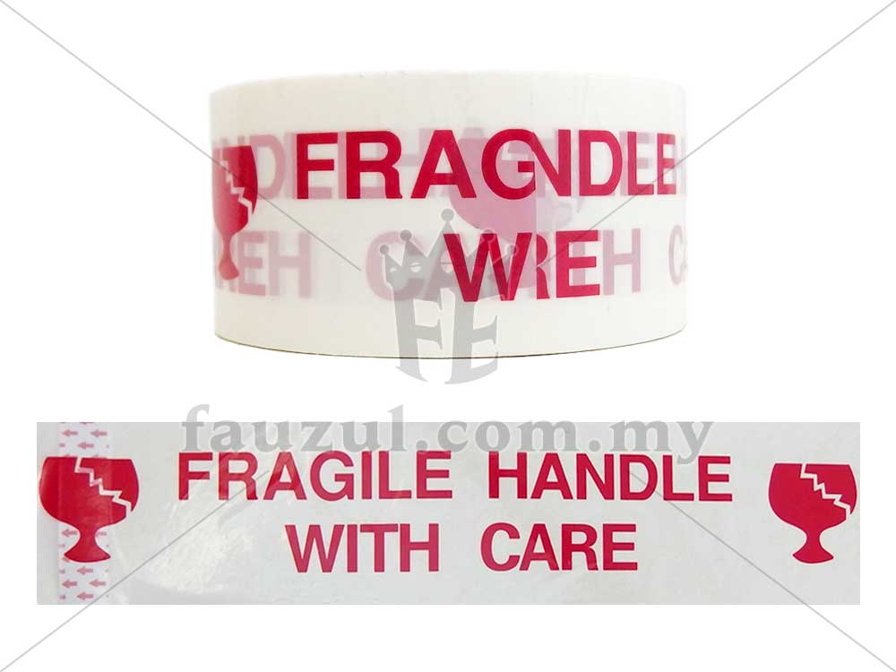 Fragile Printed Tape 40mm X 50 Meter