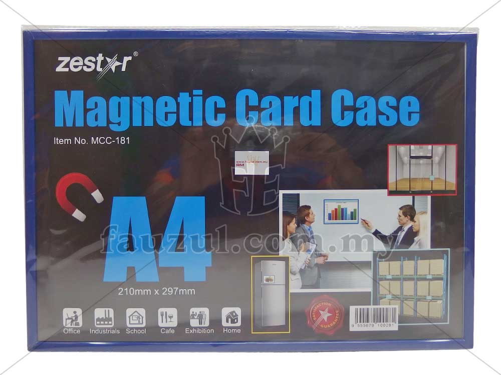 Zestar Magnetic Card Case A4 Mcc-181