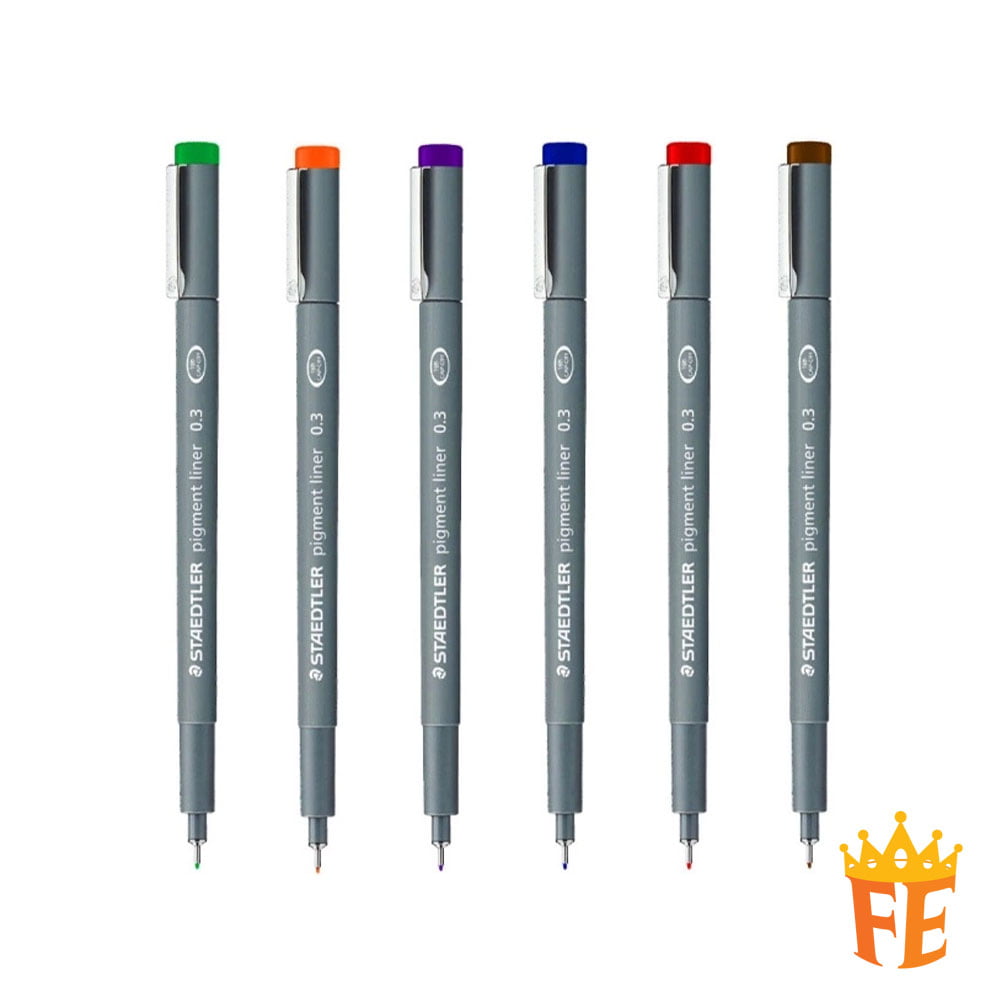 Stock Bureau - STAEDTLER Feutre pigment brush pen Basic Colours