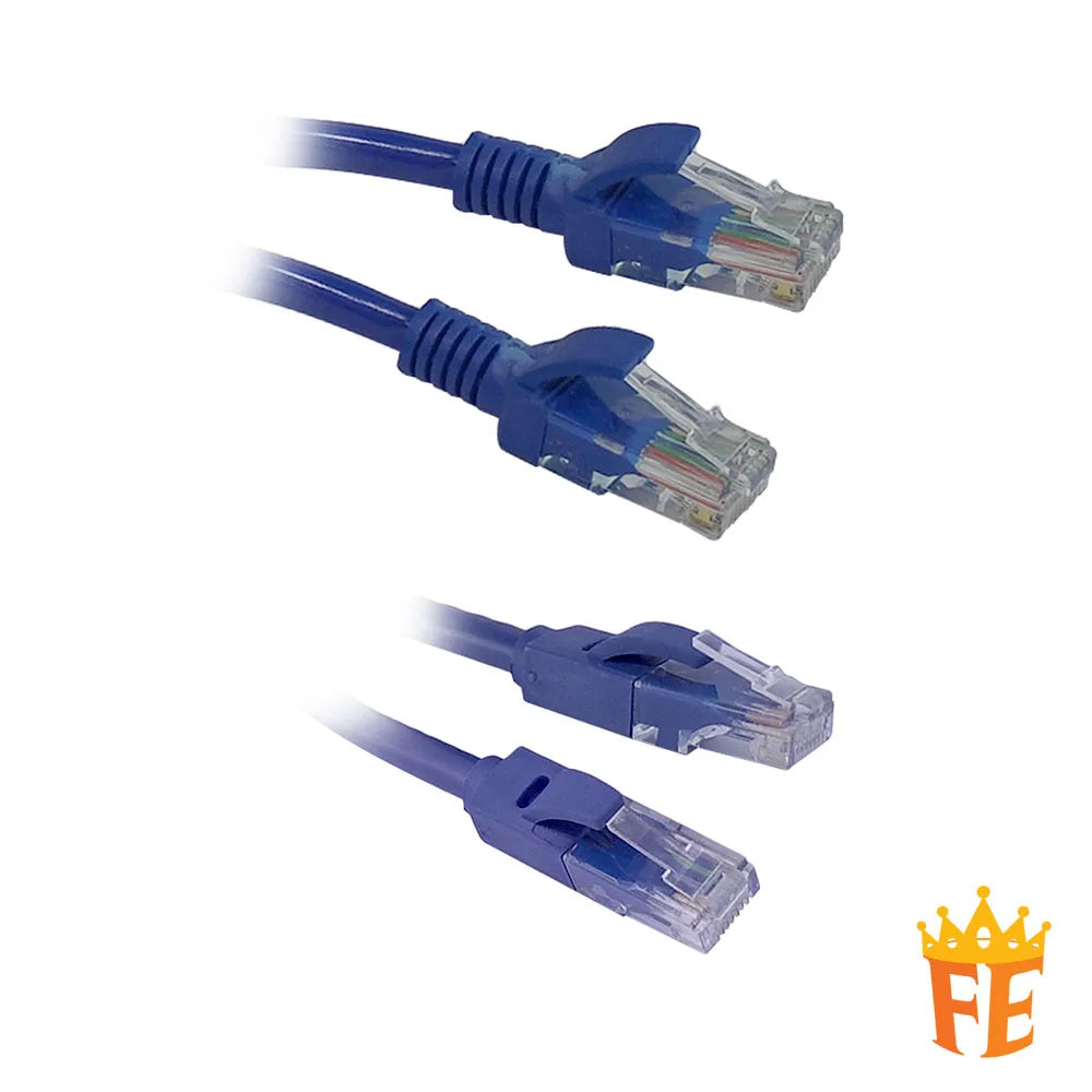 CLiPtec Cat5e Patch Cord / Cat 6 Patch Cord (PC-Hub) Blue Cable All Length