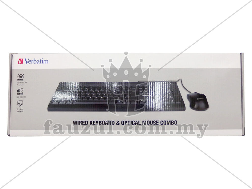 Verbatim Wired Keyboard + Mouse 66630