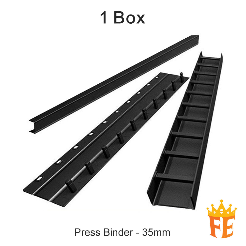 Press Binder Black All Size