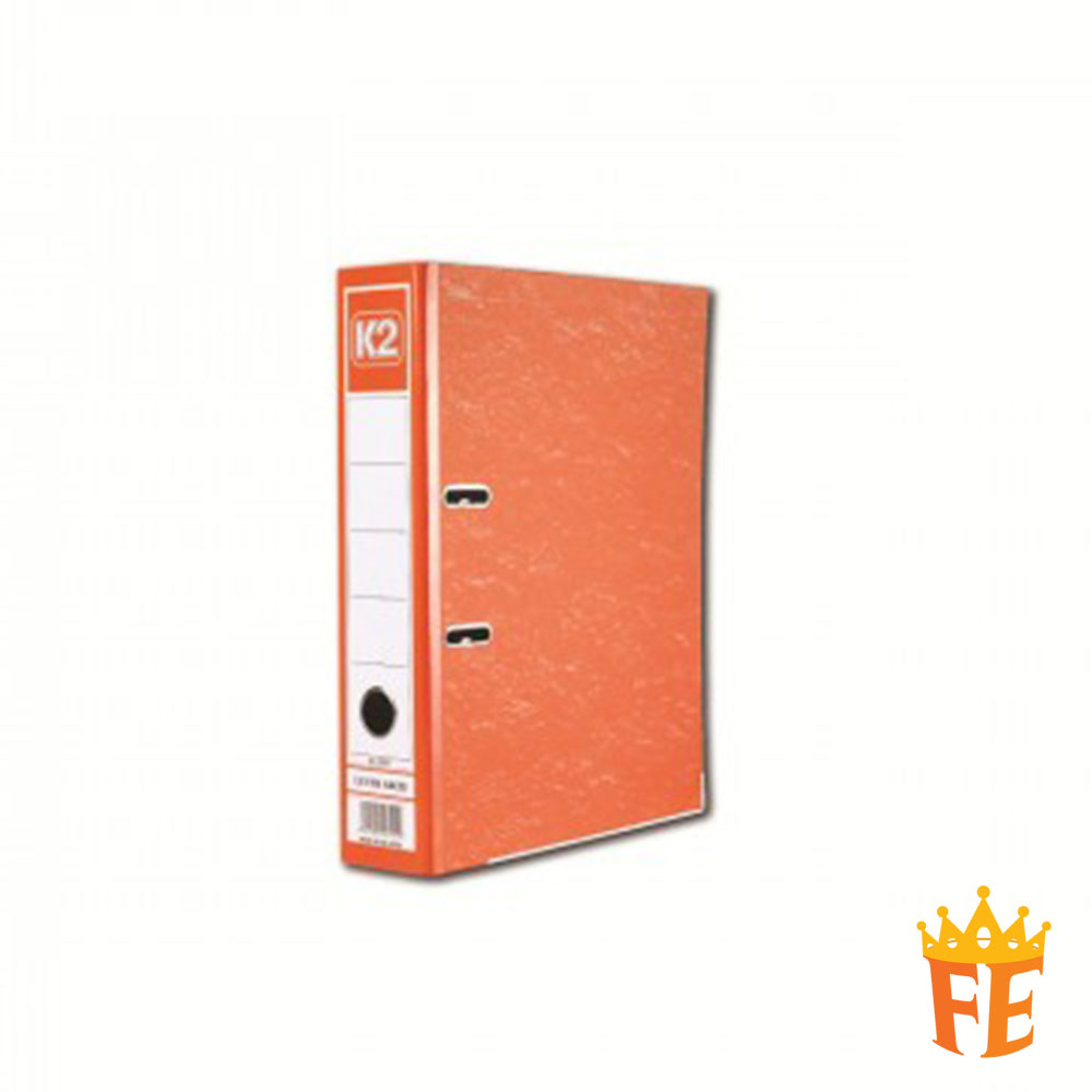 K2 Hardcover 2" / 3" Lever Arch File F4 / A3 / Voucher Multi Colour 8998 / 8997 / 8996 / 8994 / 8990