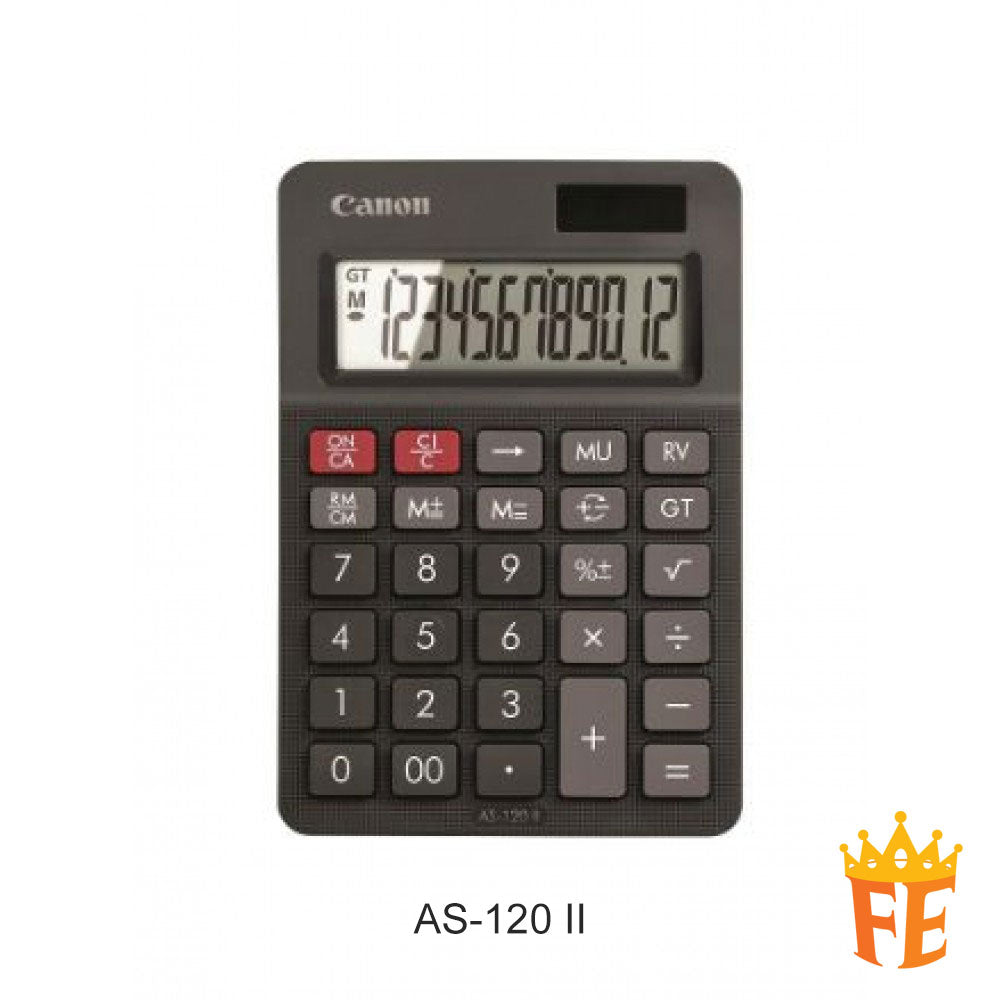Canon Calculator Desktop 12 Digits AS-120 II
