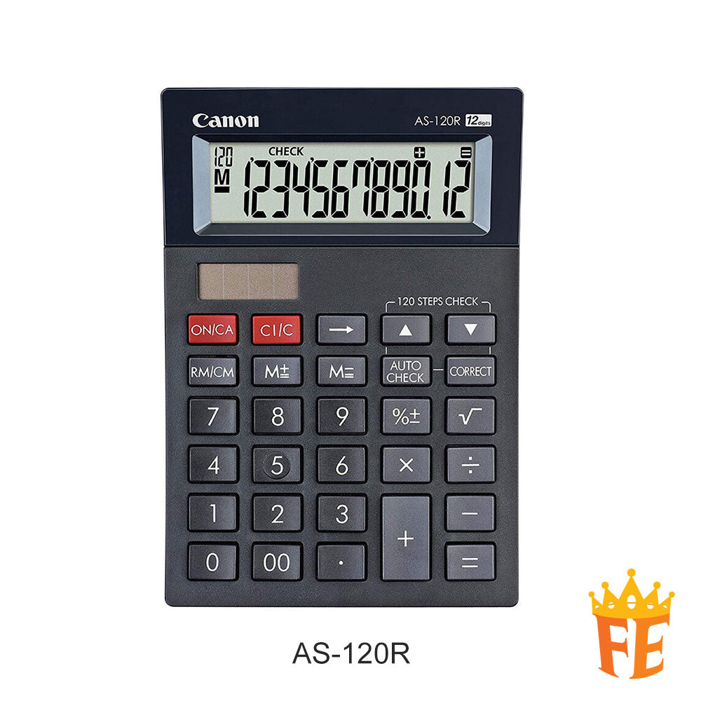 Canon Calculator Desktop 12 Digits AS-120R