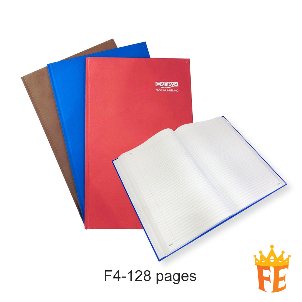 Campap Hard Cover Book (Numbers) 60gsm F5 / F4