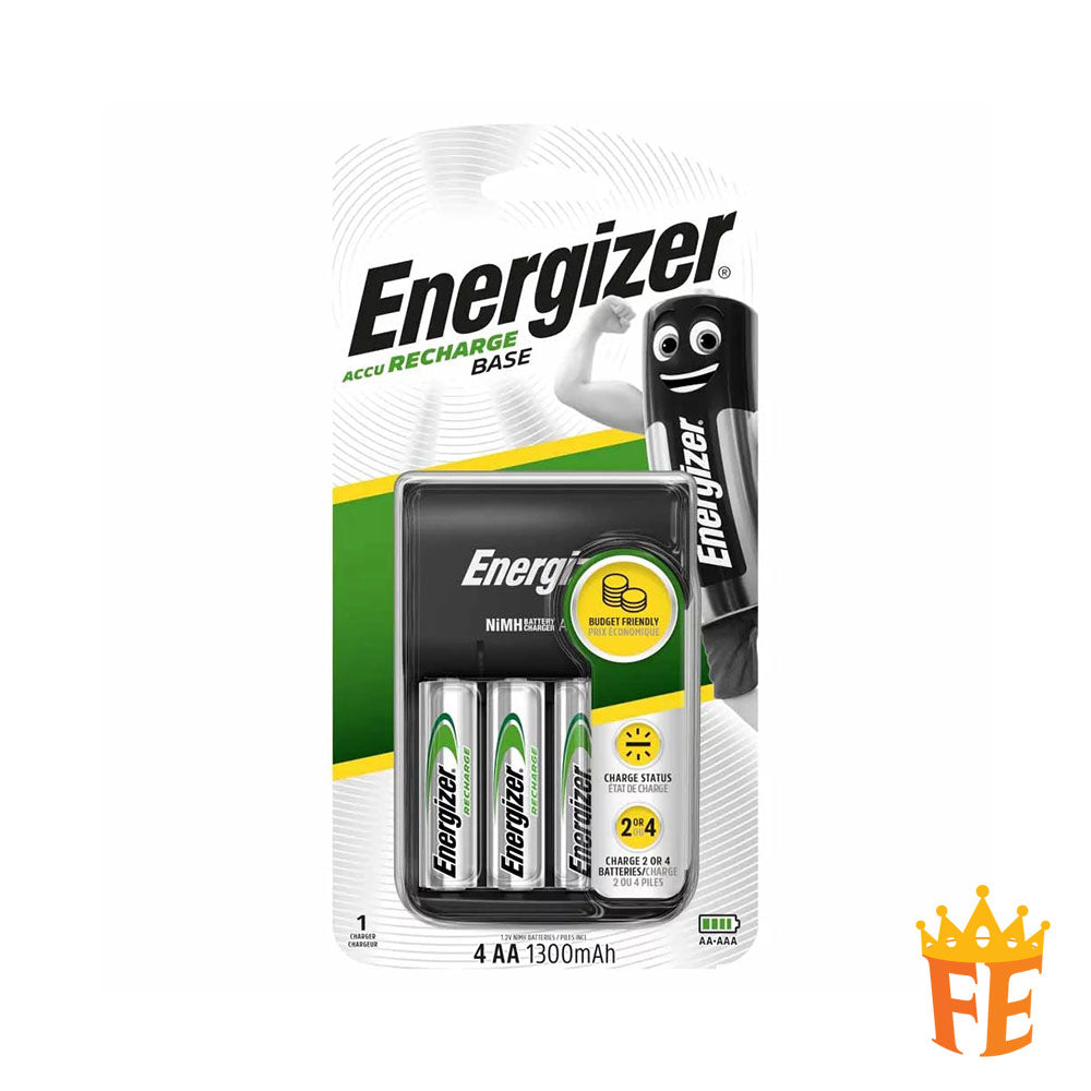 Energizer Base Charger 4 X 1300mAh CHVC4