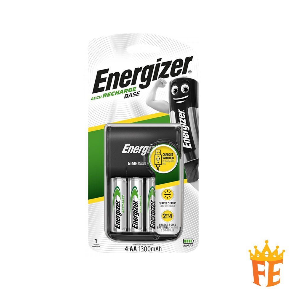 Energizer Base Charger 4 X 1300mAh CHVC5USB