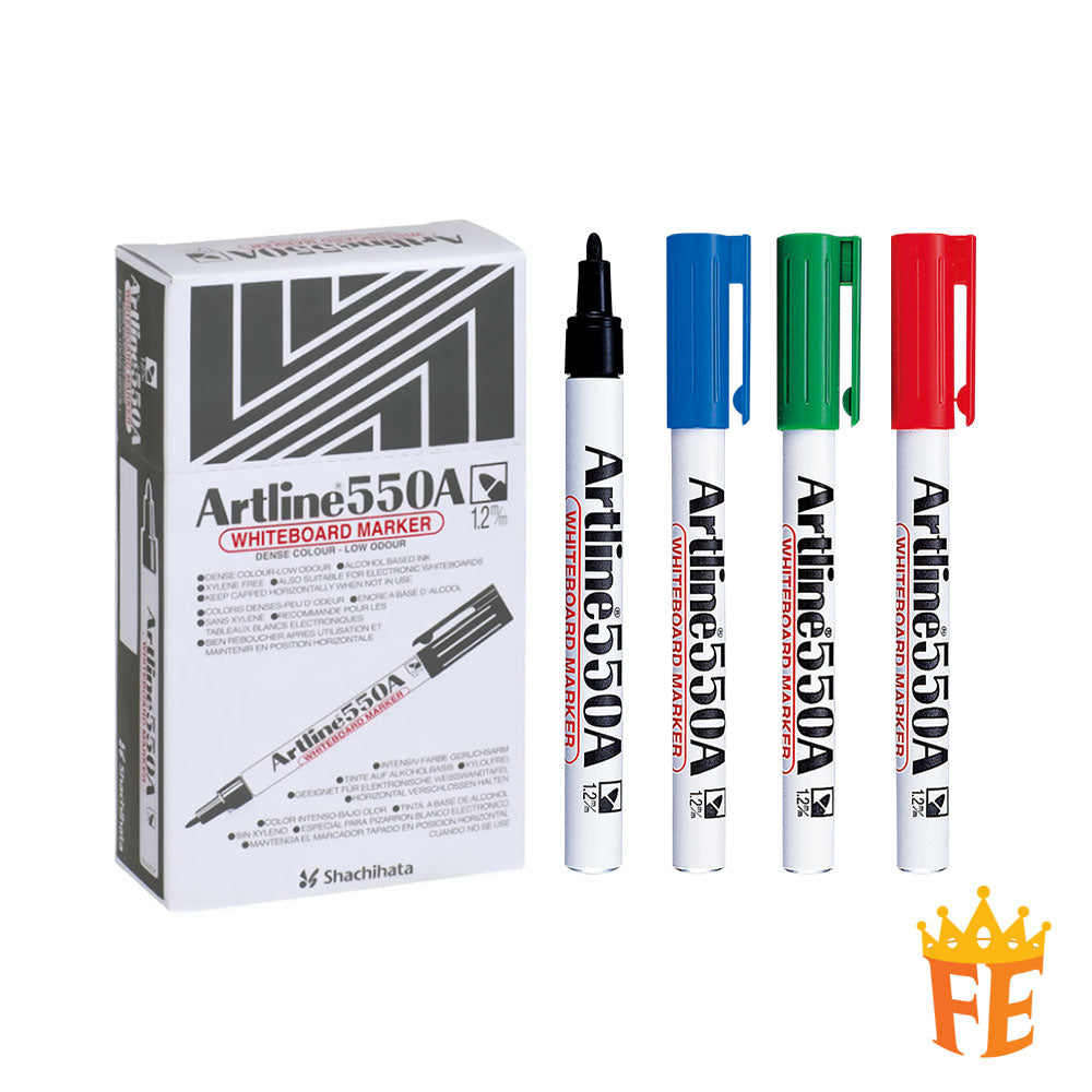 Artline Whiteboard Marker Ek-550A Fine Tip 1.2mm All Colour