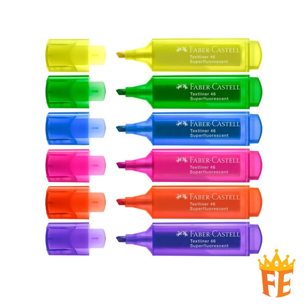 Faber Castell Highlighters Textliner 46 Super Fluorescent All Colour
