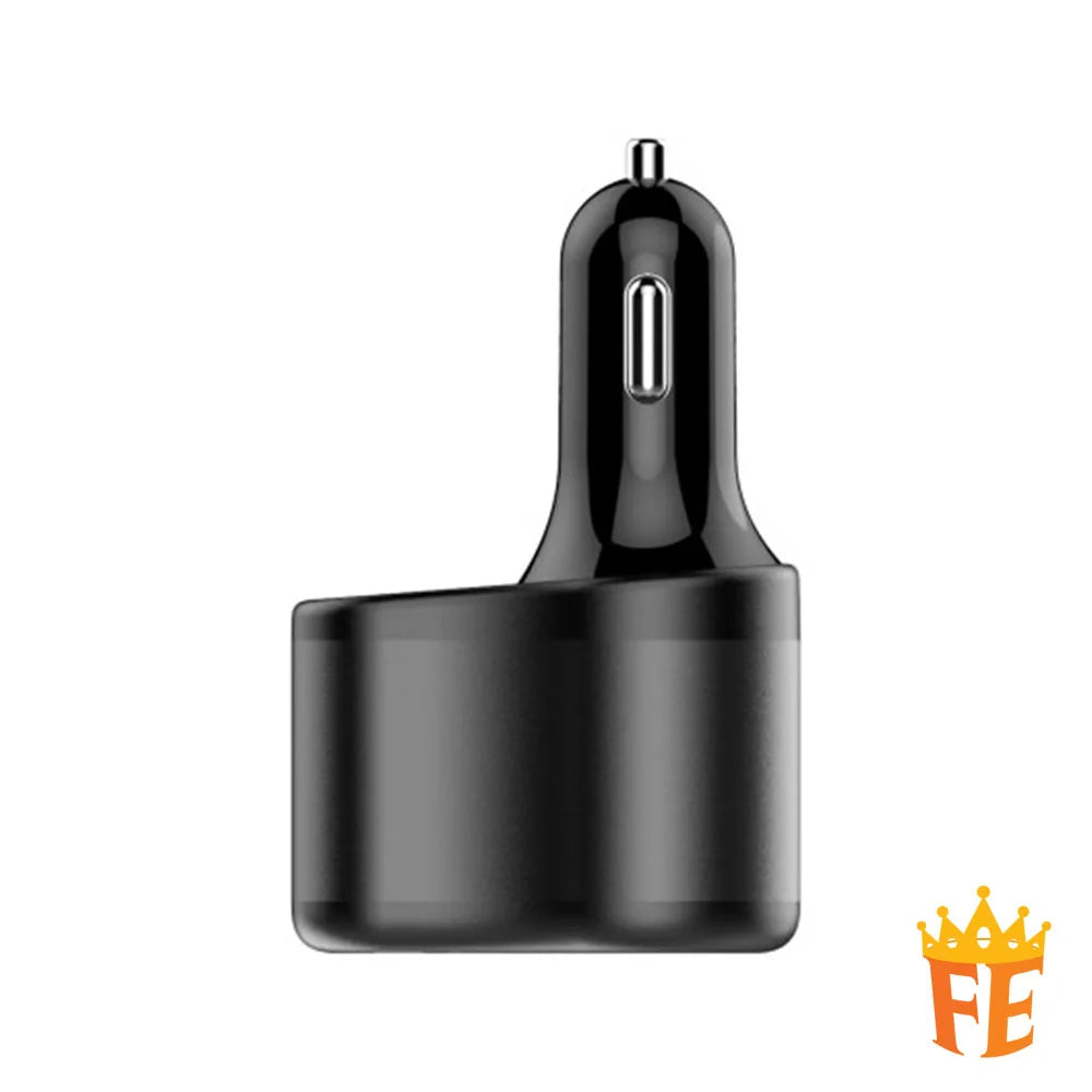 Lanex 3.1A Dual USB Ports Car Charger Black LCC-N01