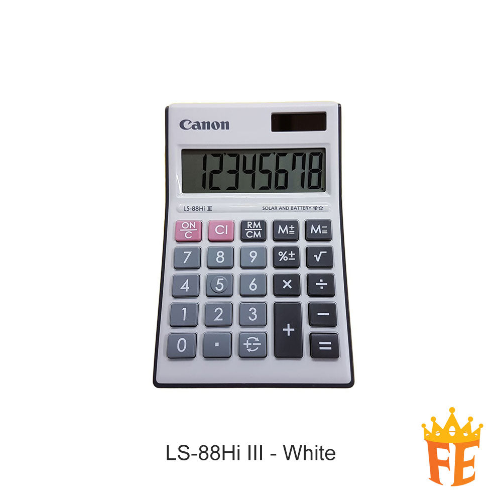 Canon Calculator Desktop 8 Digits LS-88Hi III Series