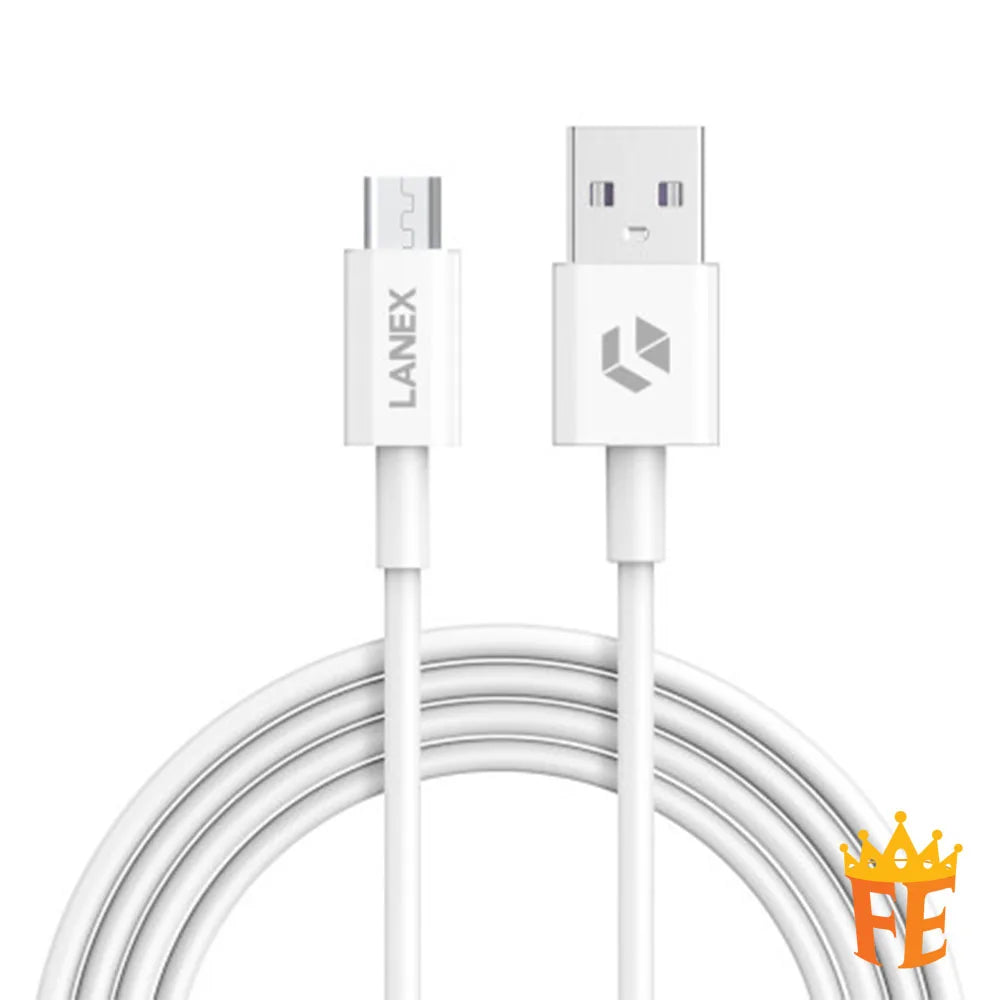 Lanex USB to Micro USB 4A Cable 1M (Oppo) White LTC-P02