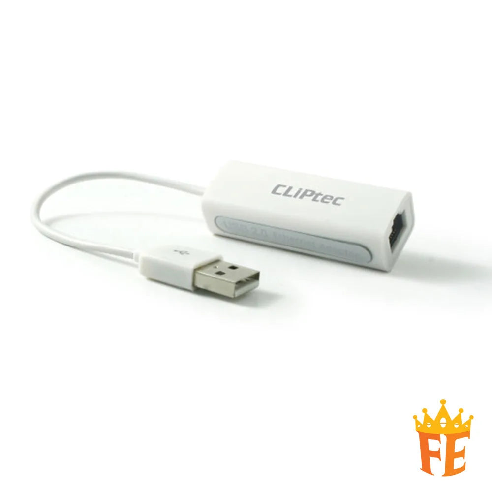 USB 2.0 High Speed Ethernet Adaptor White OCB-480