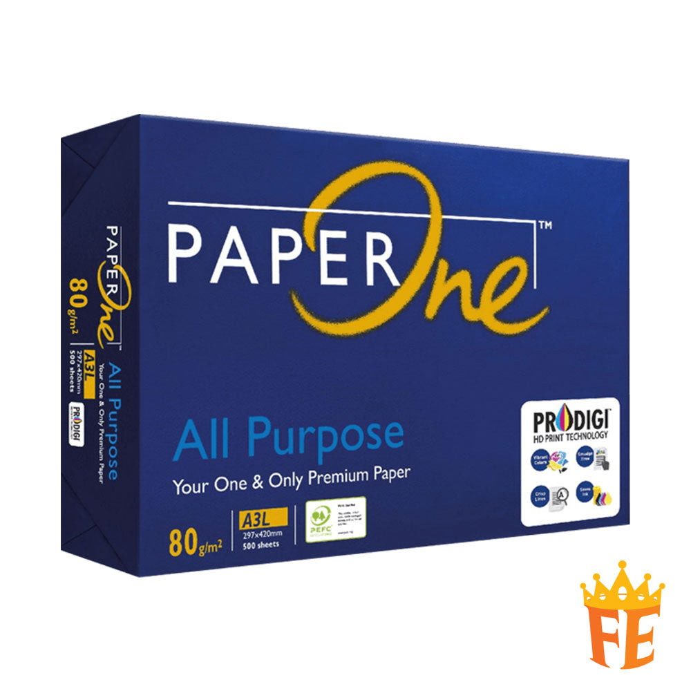 PaperOne Copier Paper A4 / A3 / A5 500 Sheets