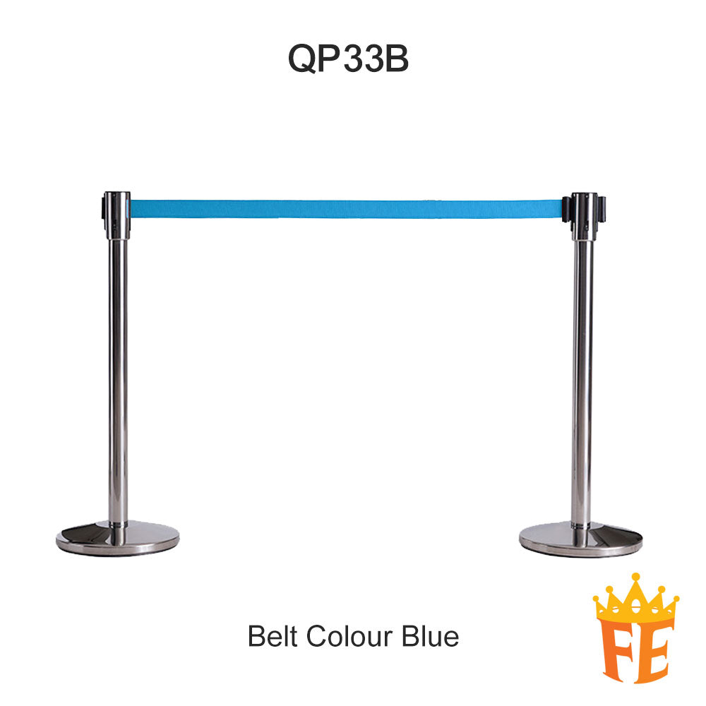 Deluxe Q-Up Stand With Belt & Signage