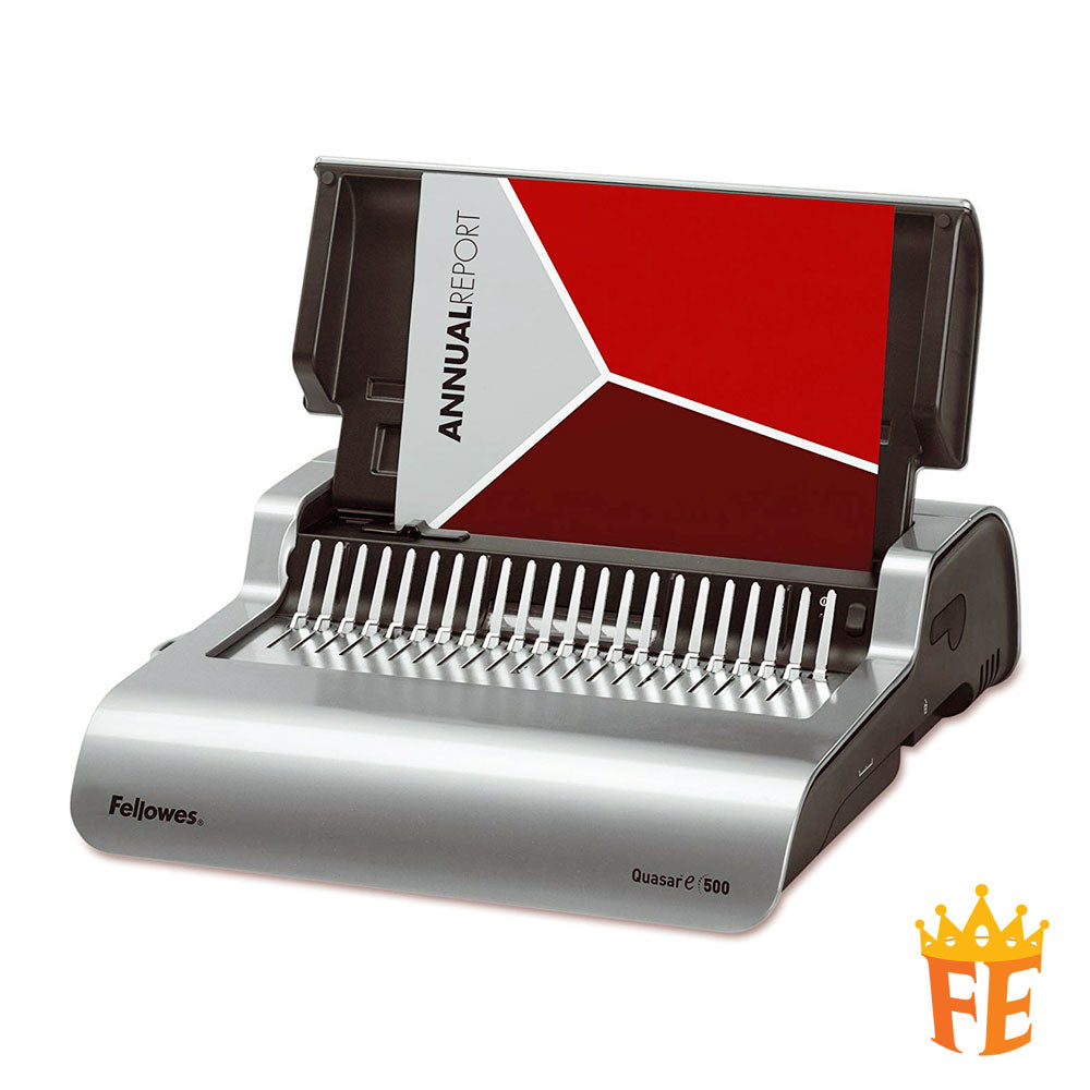 Fellowes Quasar-E 500 Electric Plastic Comb, Binding Capacity 500 Sheets Quasar-E 500