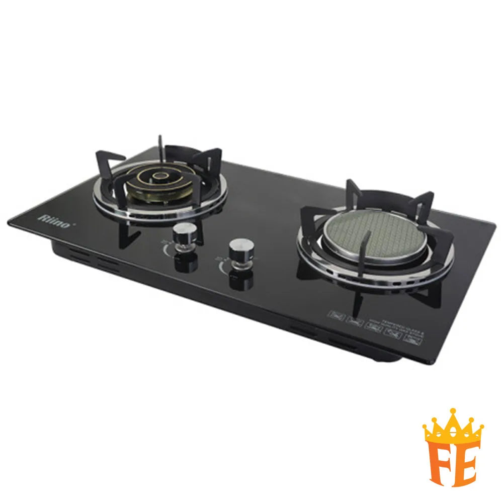 Riino Tempered Glass Gas Stove Built-In / Tabletop Hybrid Gas Cooker - RN-GAS-ND2F