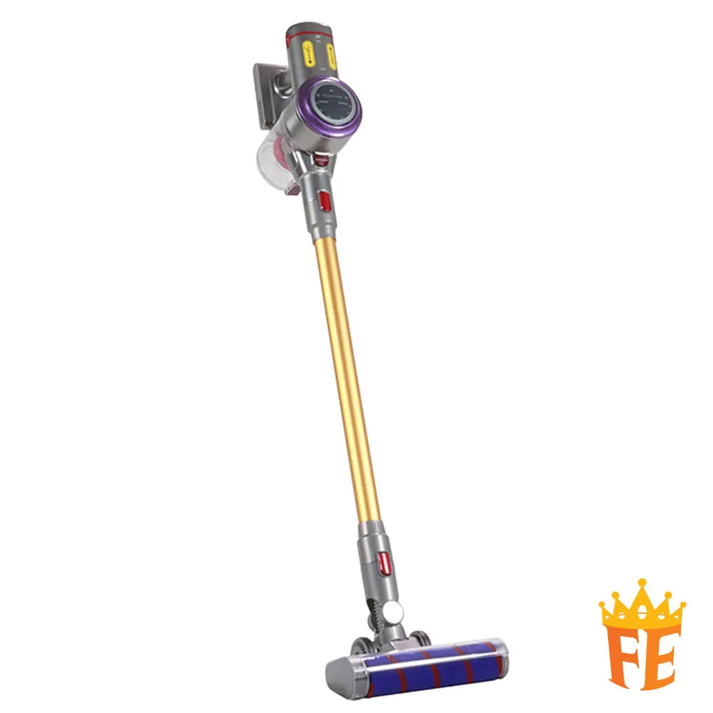 Riino Cordless Vacuum R10 with Smart Touch Panel Control & Anti-Tangle Soft Roller RN-VAC-B08A
