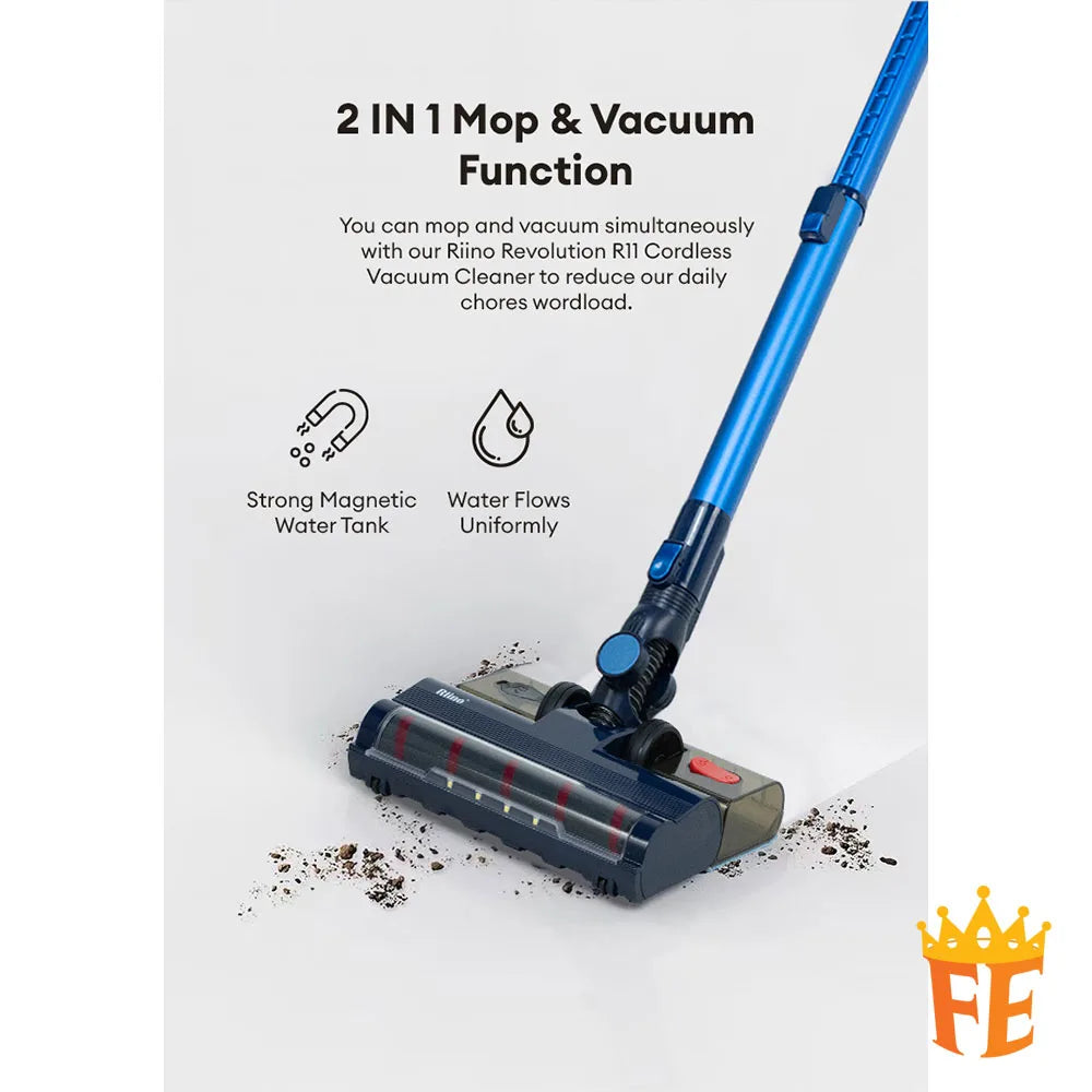 Riino Revolution R11 2in Cordless Mop & Vacuum Cleaner RN-VAC-VCD03