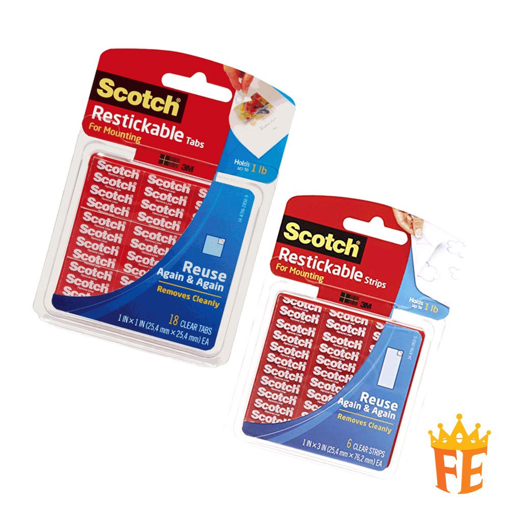 3M Scotch R100 Reusable Tabs