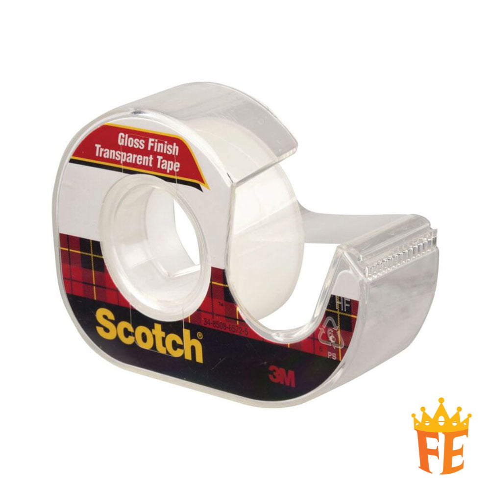 3M Scotch 157-D Transparent Tape 19mm X 7.62M