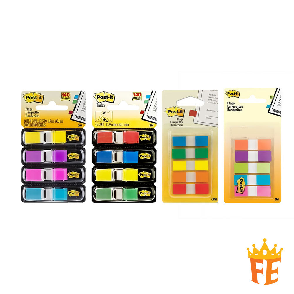 3M Post-It Multi-Variety Flags 683 0.5" X 1.7"