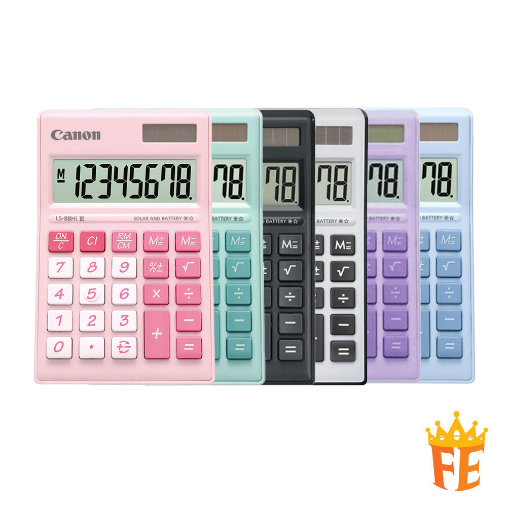 Canon Calculator Desktop 8 Digits LS-88Hi III Series