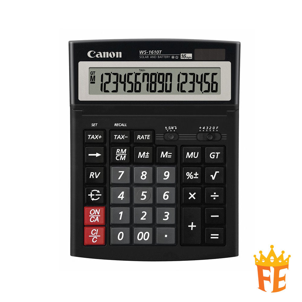 Canon Calculator Desktop 16 Digits WS-1610T