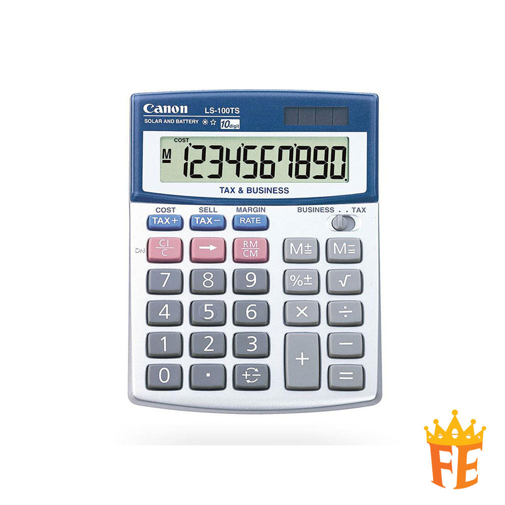 Canon Calculator Desktop 10 Digits LS-100TS