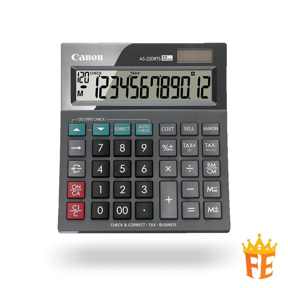 Canon Calculator Desktop 12 Digits AS-220RTS