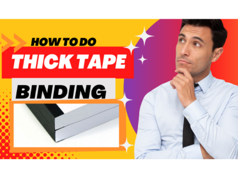 Thick Tape Binding Mastery: A Video Tutorial for Binding Thicker Materials