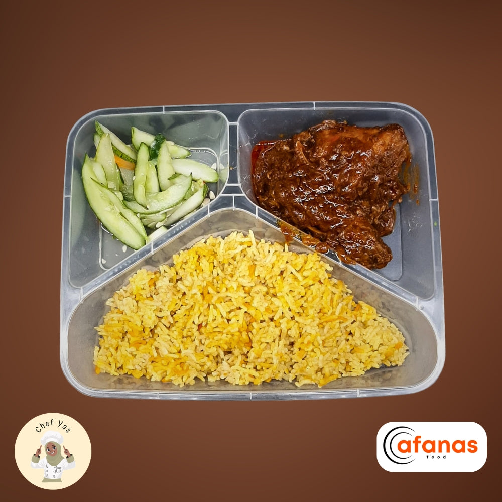 Nasi Briyani Ayam Bawang (MOQ 10 Pax)