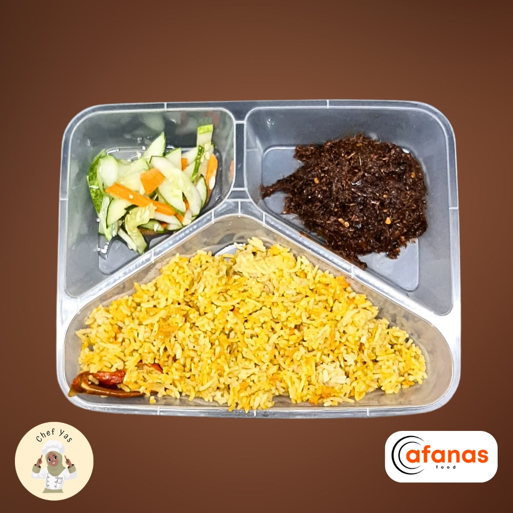 Nasi Briyani Daging Dendeng (MOQ 10 Pax)