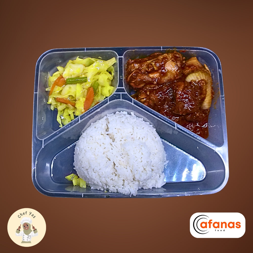 Nasi Ayam Masak Merah (MOQ 10 Pax)