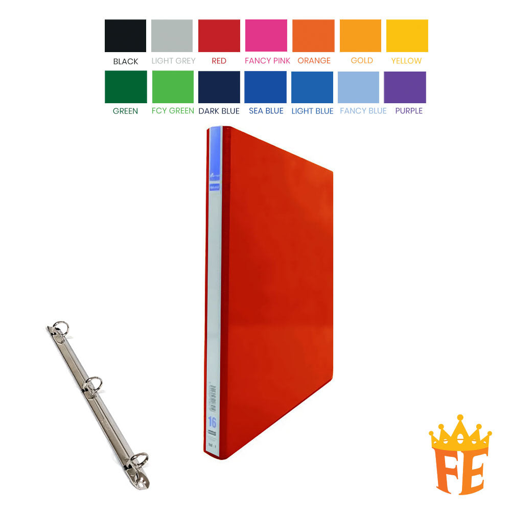 EMI Colour PVC File 2O / 2D / 3D / 4D Ring Binder With Transparency Cover 25 / 40 / 50 / 65 / 80mm A4 / A3