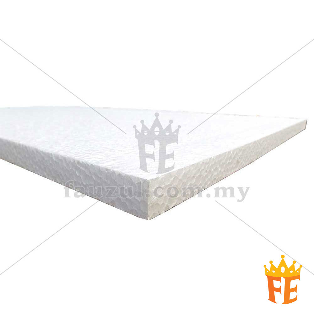 Polystyrene 2ft X 4ft X 24mm White