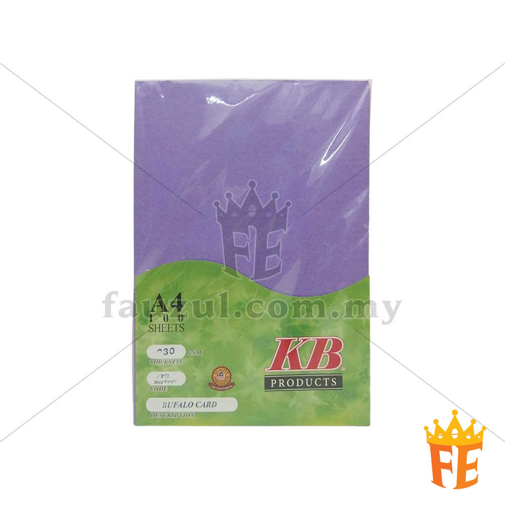 Fancy Card A4 230gm 100s Deep Purple P72