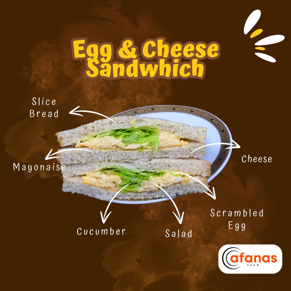 Egg & Cheese Sandwich (MOQ 10 Pax)