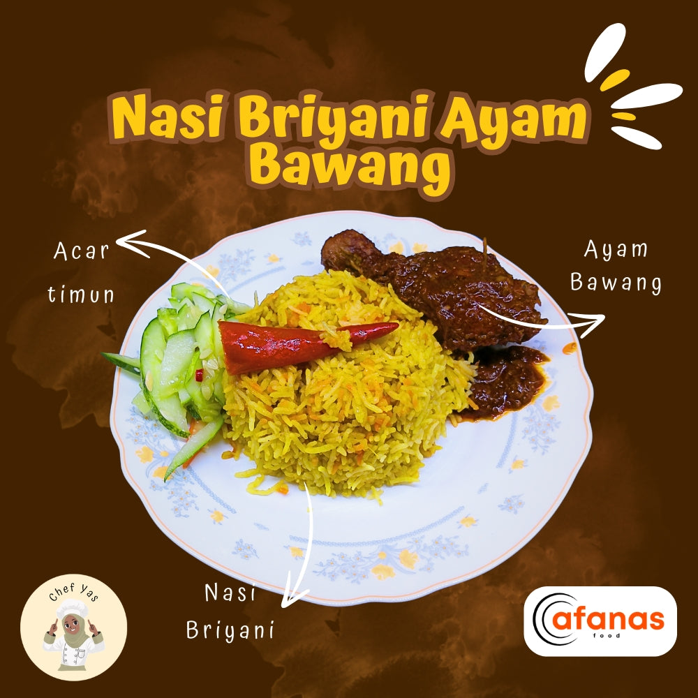 Nasi Briyani Ayam Bawang (MOQ 10 Pax)