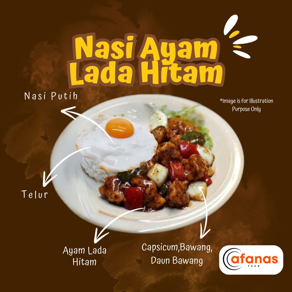 Nasi Ayam Masak Lada Hitam (MOQ 5 Pax)