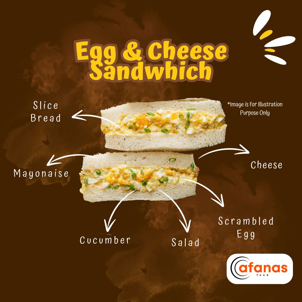 Egg & Cheese Sandwich (MOQ 5 Pax)